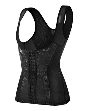 Spitze Atmungsaktive Taillenstütze Korrigierende Taillentrainer Shapewear Korsettweste