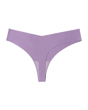 Damen Einteiliger Niedriger Taille Unterwäsche Eisseide Sexy Spurloser Tanga