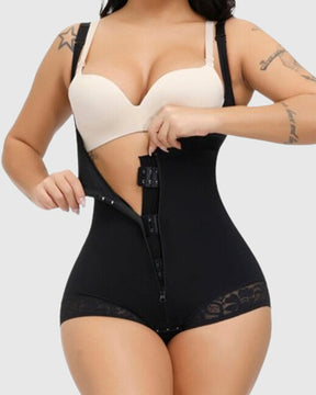 Feste Kontrolle Po-Lift Bauchkontrollierender Spitzen Body Shapewear