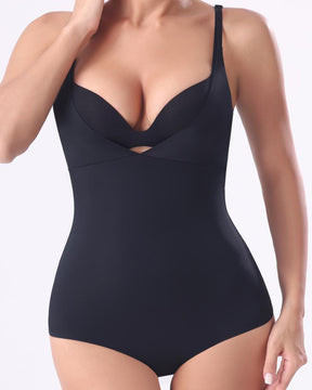 Nahtlose Triangel Shapewear Bodys mit V-Ausschnitt