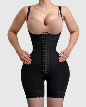 Body Shaper für Frauen Bauchkontrolle Shapewear Body Ganzgürtel offene Brust