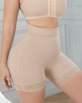 Frauen Butt Lifter Spitze Nahtlose Body Shape Lifting Beige Shapewear Unterwäsche