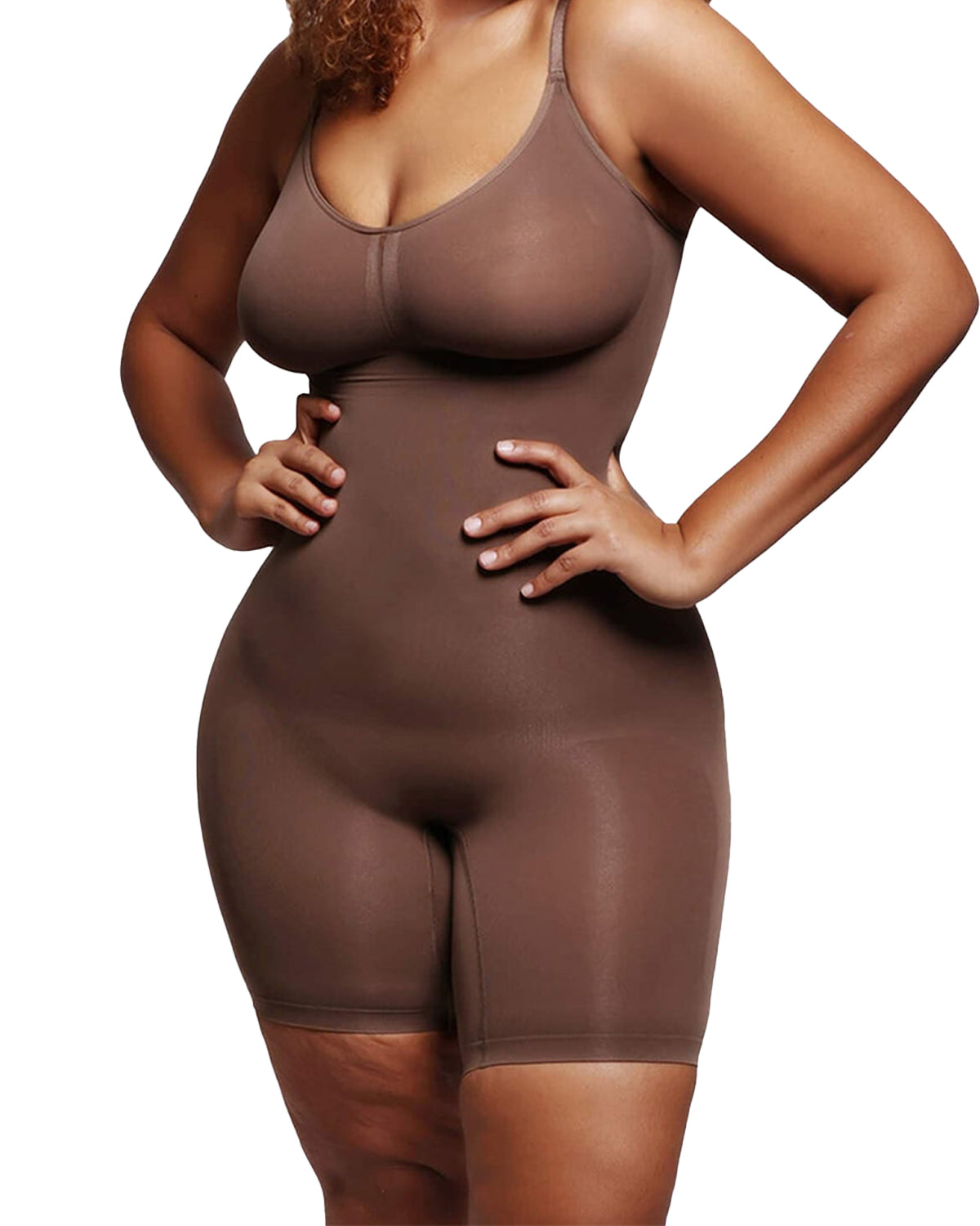 Nahtlose Shapewear für Frauen Bauchkontrolle volle Brust Body Shaper Oberschenkel Schlanker