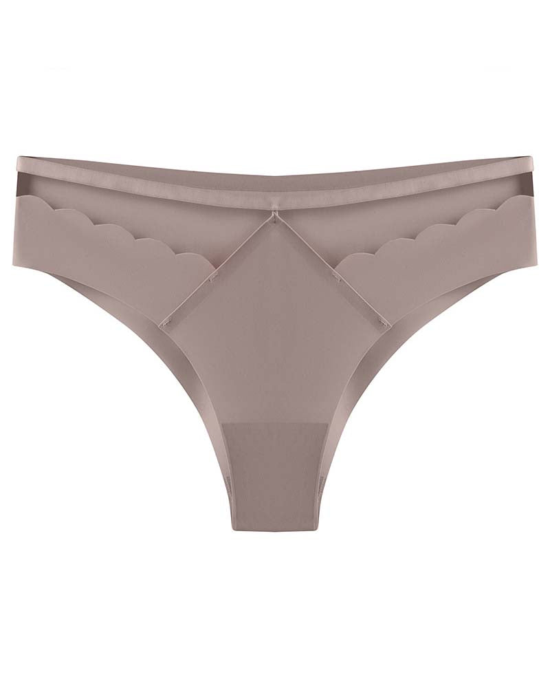Damen lce Seide Nahtlos Solide Niedrige Taille Hohe Elastizität Sexy Dessous