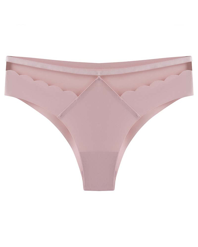 Damen lce Seide Nahtlos Solide Niedrige Taille Hohe Elastizität Sexy Dessous