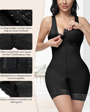 Damen Fajas Colombianas Body Shapers mit starker Kompression und BH