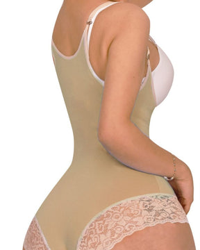 Premium Sexy Unterbrust-Korsett-Bodysuits mit dünnen Trägern