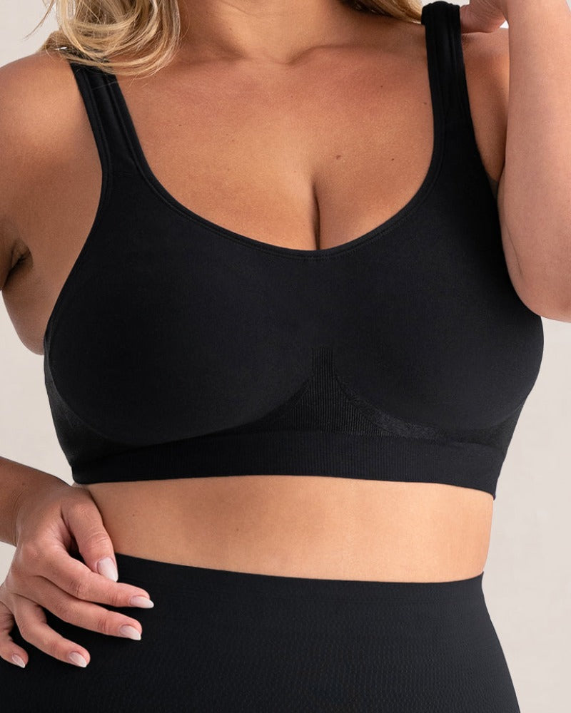 Drahtloser Push Up Shaper Ohne Bügel BH für täglichen Komfort