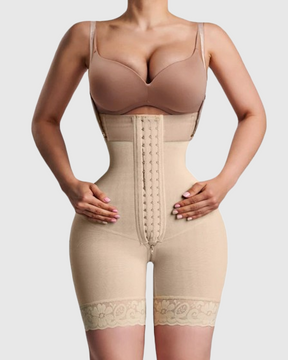 Body Shaper für Frauen Bauchkontrolle Shapewear Body Ganzgürtel offene Brust