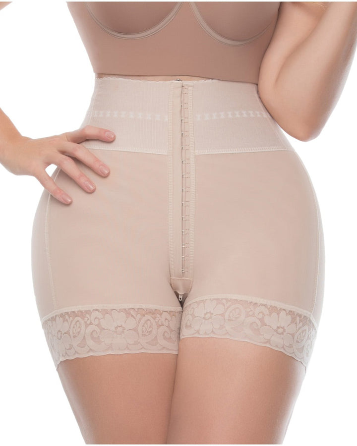 Shapshe® BBL Shorts mit doppelter Kompression und hoher Taille und bauchkontrollierendem Höschen in der Mitte