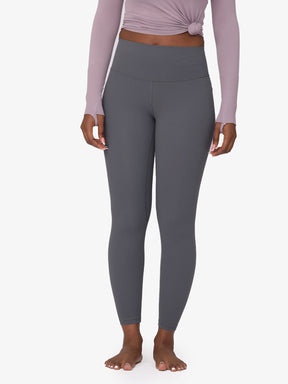 Nackte verkürzte Yoga Leggings mit hoher Taille und Po Lifter