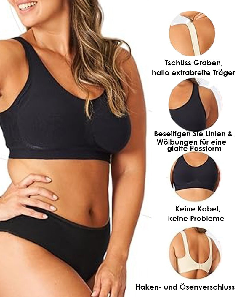 Drahtloser Push Up Shaper Ohne Bügel BH für täglichen Komfort