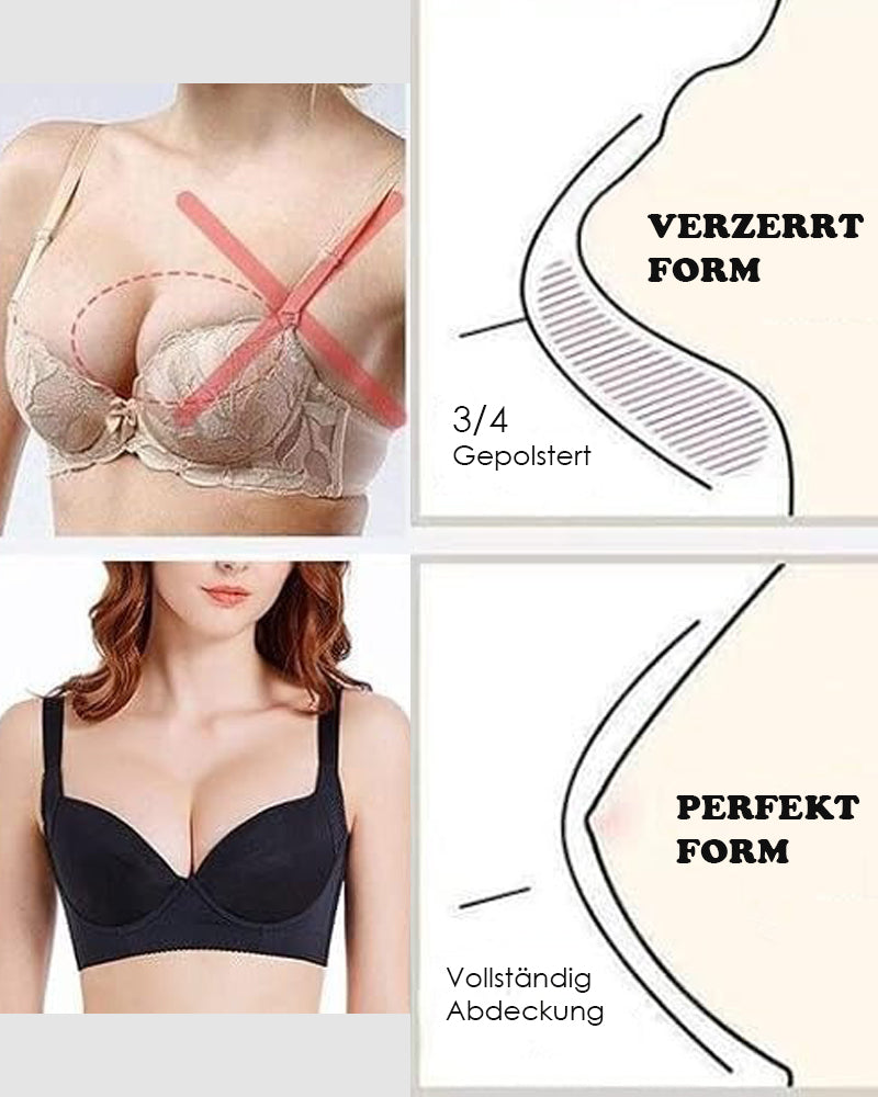 Spitzen V-Ausschnitt Bauchweg Mieder Ganzkörper Shapewear Body