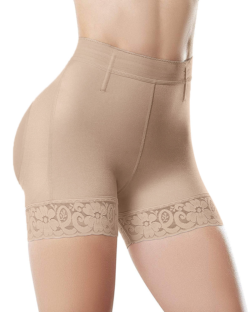 Hohe Taille Butt Lifter Damen Hip Enhancer Shorts Shapewear