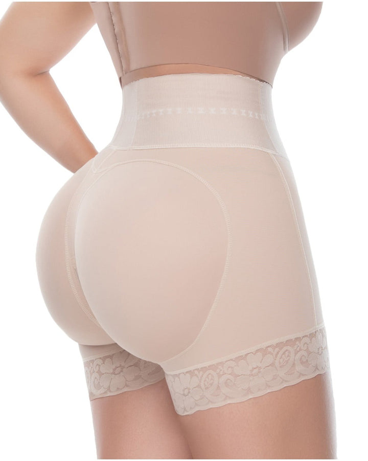 Shapshe® BBL Shorts mit doppelter Kompression und hoher Taille und bauchkontrollierendem Höschen in der Mitte
