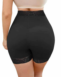 Spitze Butt Lifter Tummy Control Shaping Shorts mit Reißverschlus