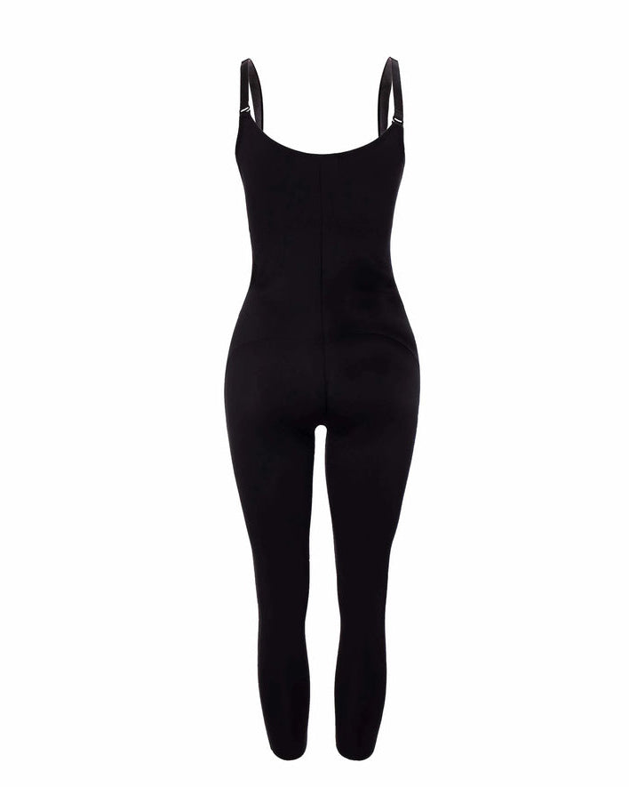 Nahtloser Schlankmachender Ganzkörper Shapewear Jumpsuit mit offener Brust und Bodyshaper