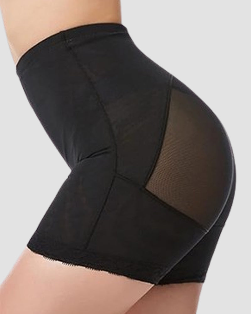 Damen Mesh Bauchweg Shapewear Unterhose Po-Lifter Nahtlose Miederhose