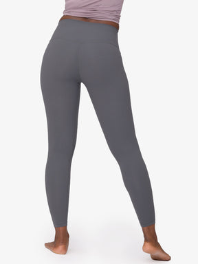 Nackte verkürzte Yoga Leggings mit hoher Taille und Po Lifter