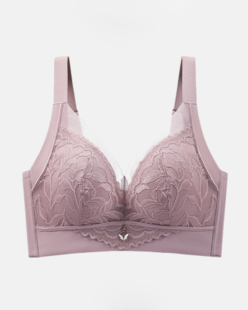 Ohne Bügel Push up Minimizer BH aus Spitze