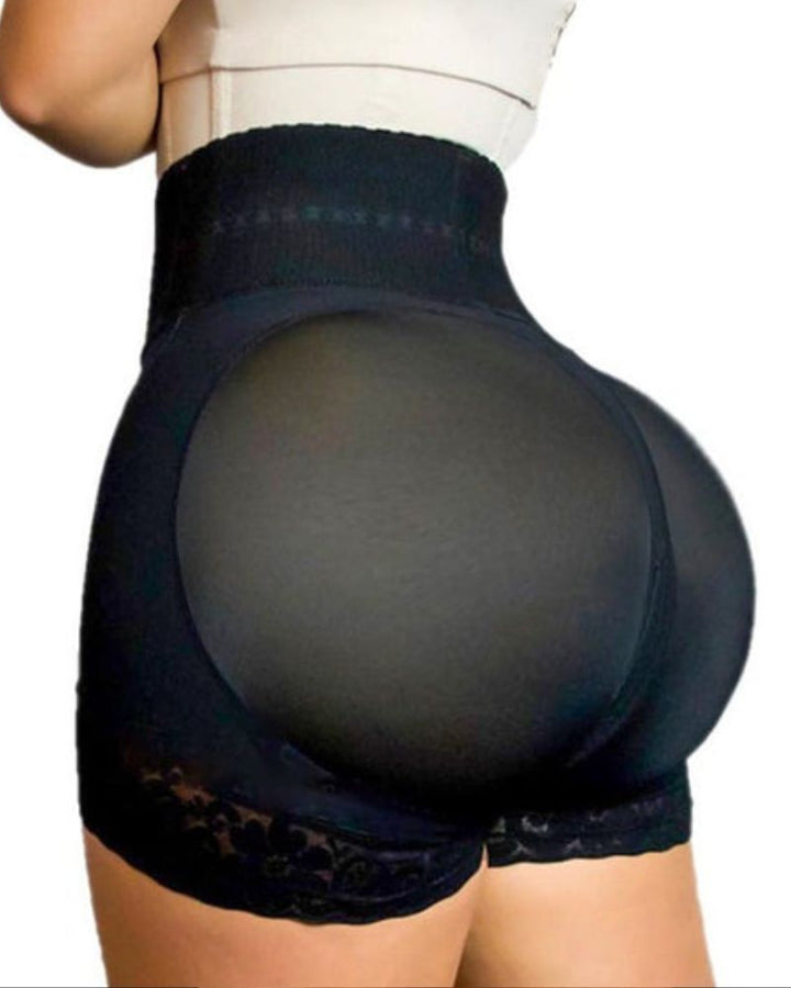 Shapshe® BBL Shorts mit doppelter Kompression und hoher Taille und bauchkontrollierendem Höschen in der Mitte