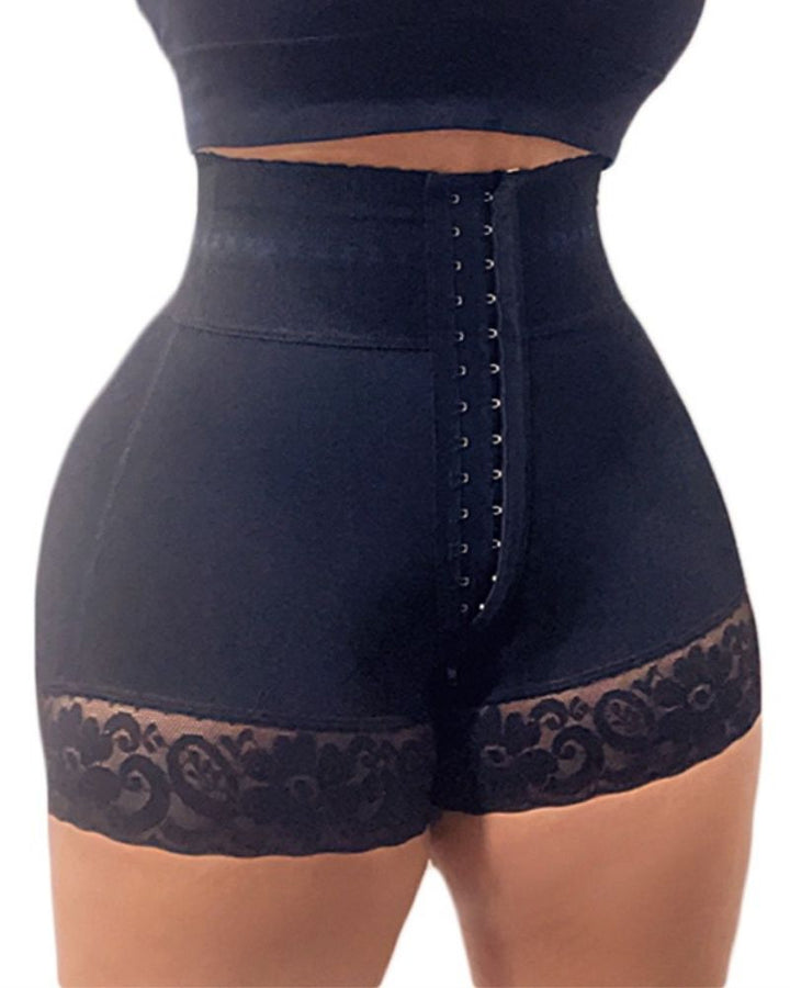 Shapshe® BBL Shorts mit doppelter Kompression und hoher Taille und bauchkontrollierendem Höschen in der Mitte
