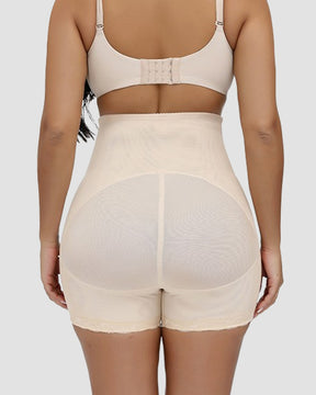 Damen Mesh Bauchweg Shapewear Unterhose Po-Lifter Nahtlose Miederhose