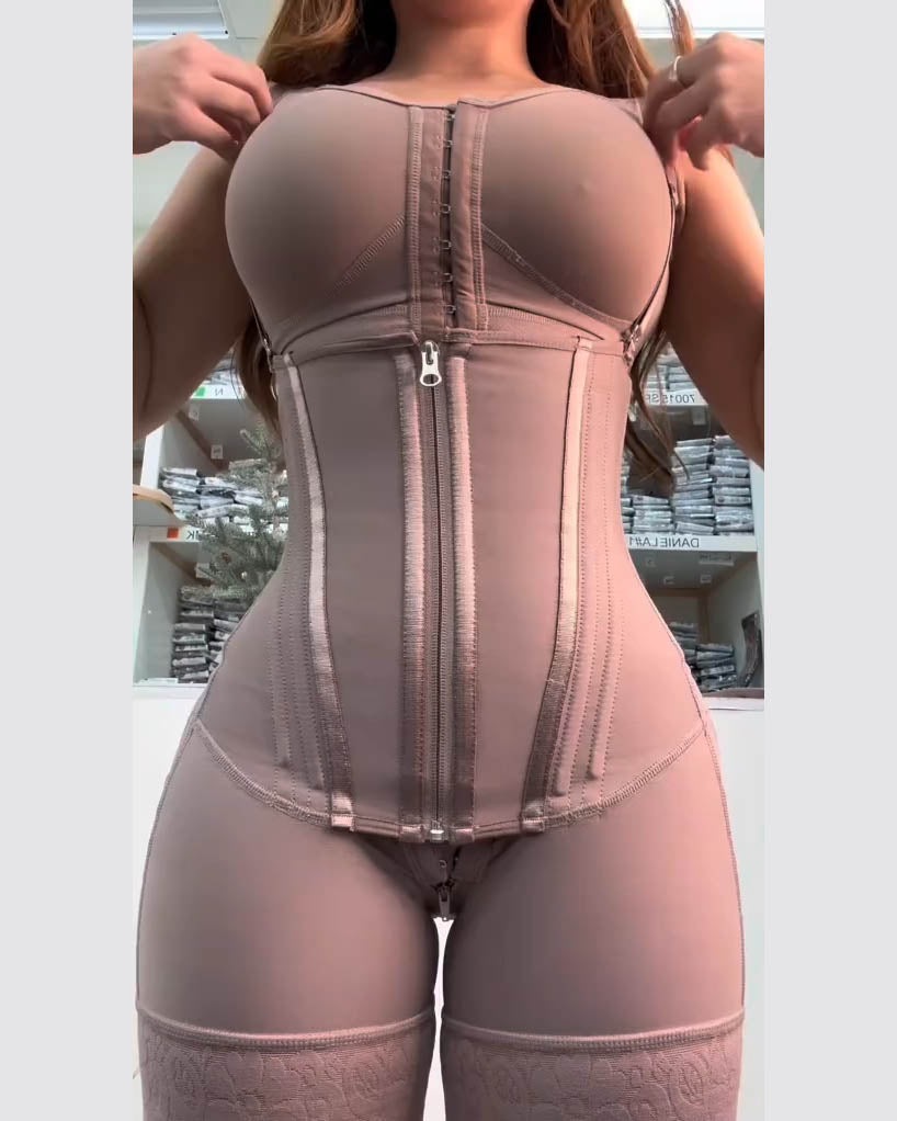 Shapshe® Hoher Kompression BBL Shapewear mit extremem Taillengürtel