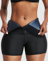 Thermo Schlankheits Shorts mit hoher Taille Baunchweg