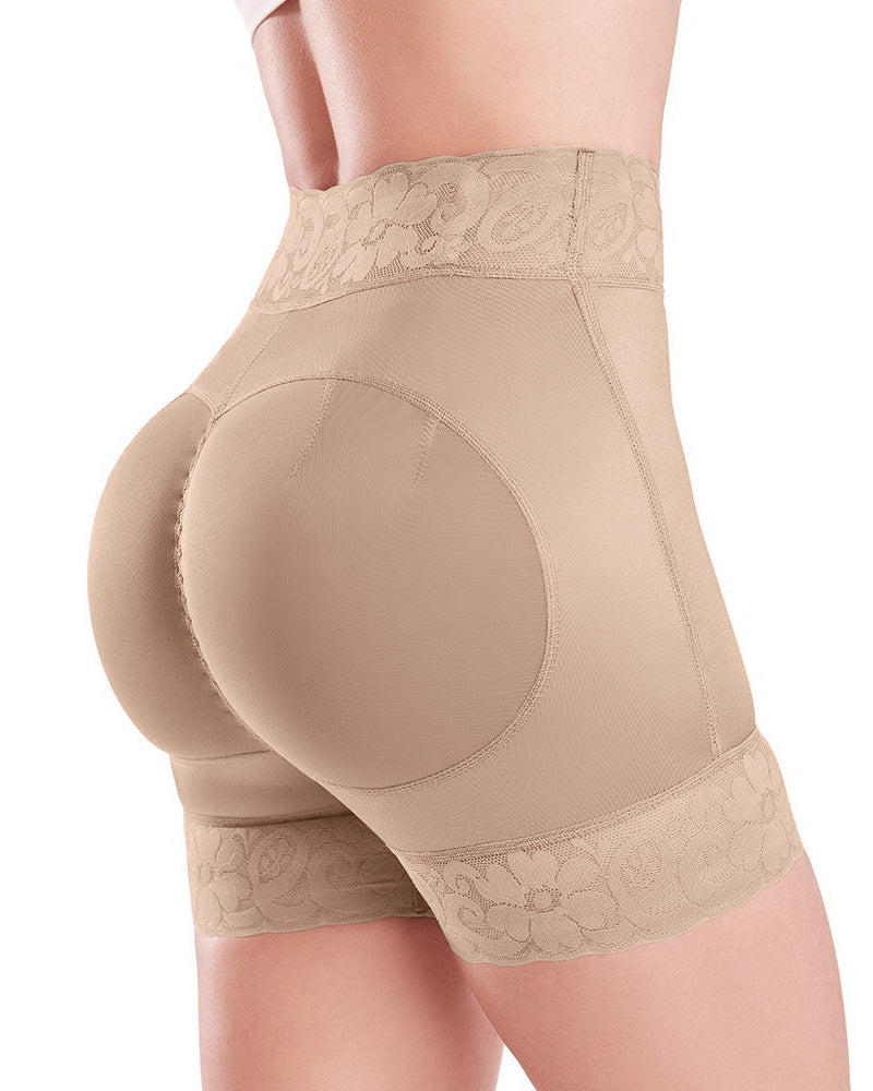 Shaping Shorts mit Spitzen Po-Lifter für Damen