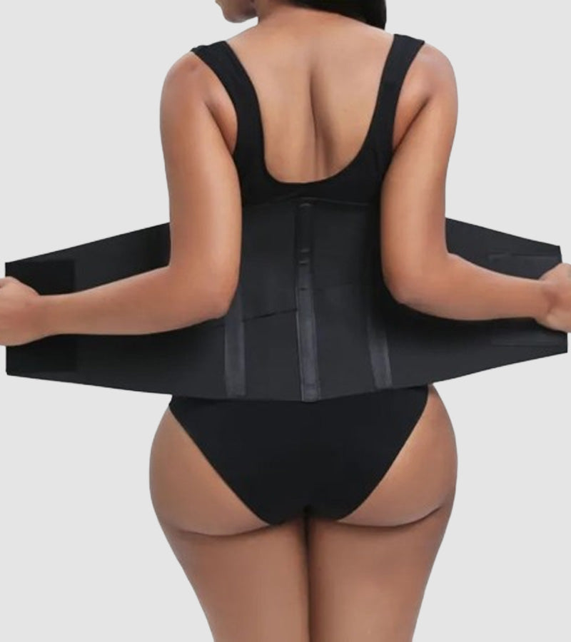 Damen Tiefem Rücken Bauchweg Tanga Bodysuit Shapewear mit  Verstärktem Gürtel