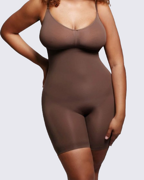 Nahtlose Shapewear für Frauen Bauchkontrolle volle Brust Body Shaper Oberschenkel Schlanker