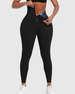 Hohe Kompressions Po Lifting Leggings mit breitem Bund