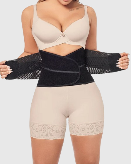 Damen Taillentrainer Workout Schlankheits Bauchband
