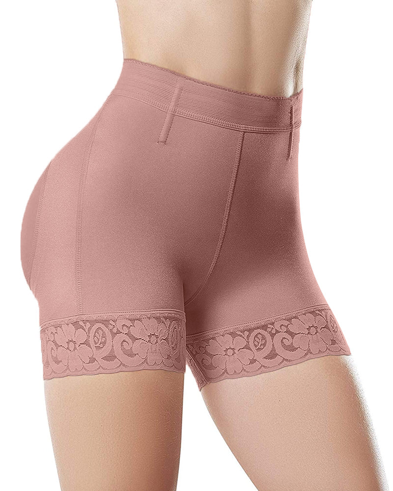 Hohe Taille Butt Lifter Damen Hip Enhancer Shorts Shapewear