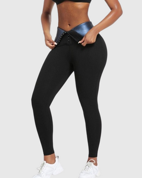 Hohe Kompressions Po Lifting Leggings mit breitem Bund