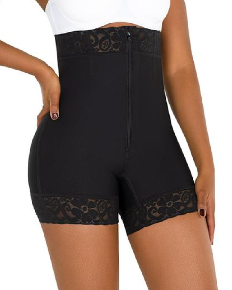 Hohe Taille Bauchkontrolle Body Shaper Hüften Gesäß schlankmachende Bauchkontrollshorts