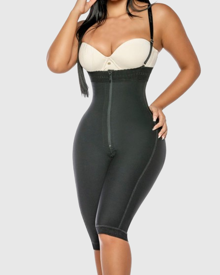 Shapshe® Schlankmachende Shorts mit Oberschenkel und hoher Taille, Body Shaper mit Reißverschluss
