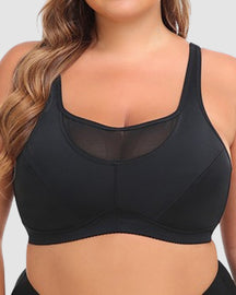 Bügellose Sexy Cut-Outs Oberteil Crop Tank BH in Übergröße