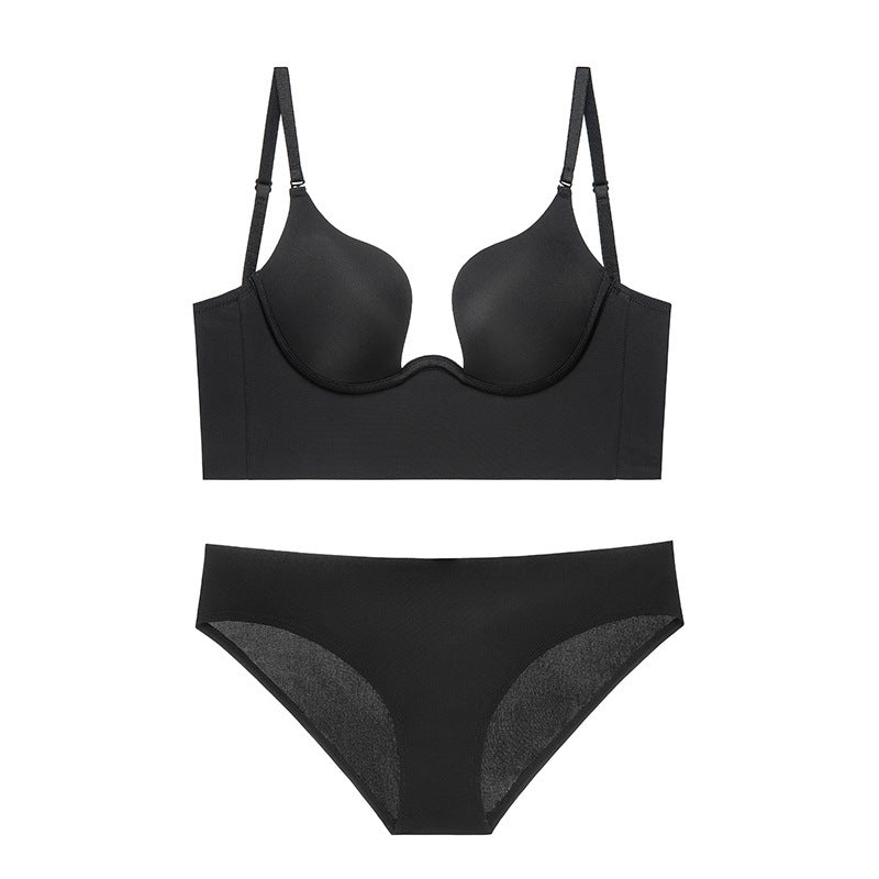 Rückenfreier Multiway Push Up BH mit Tiefem V Cup und Bügel