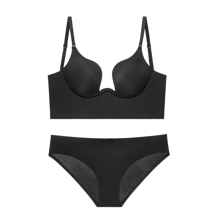 Rückenfreier Multiway Push Up BH mit Tiefem V Cup und Bügel
