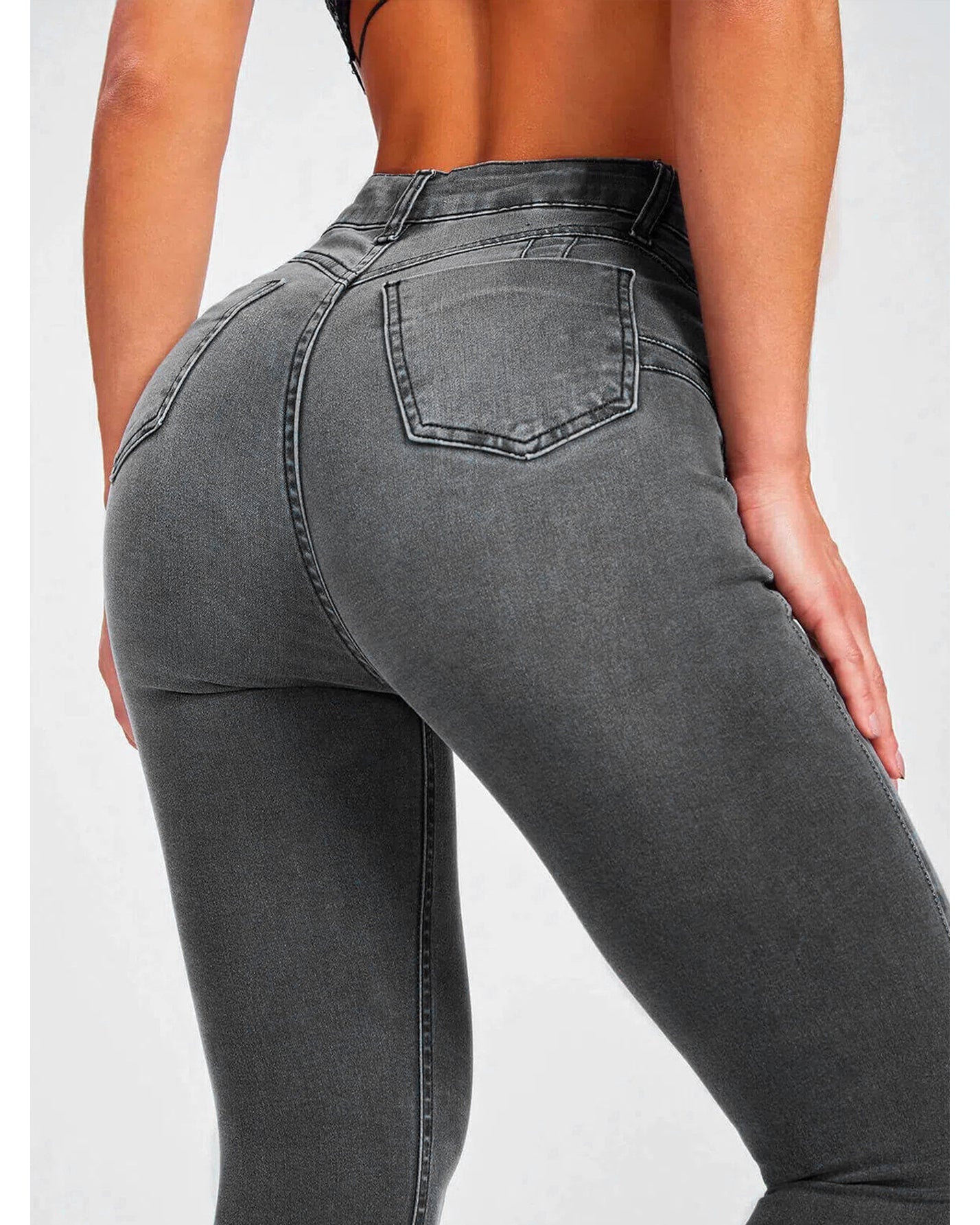 Damen Skinny Slim Fit Stretch Denim Jeans
