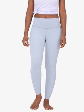 Nackte verkürzte Yoga Leggings mit hoher Taille und Po Lifter