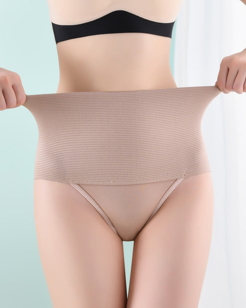 Hoher Taille Bauchkontrolle Tanga Taillentrimmer Body Shaper Shaping Unterwäsche
