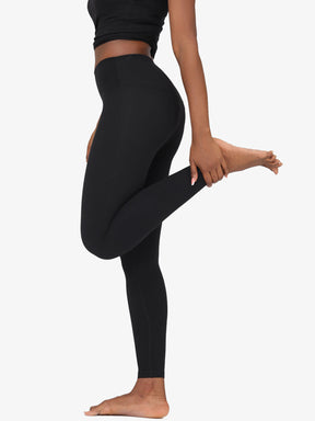 Nackte verkürzte Yoga Leggings mit hoher Taille und Po Lifter