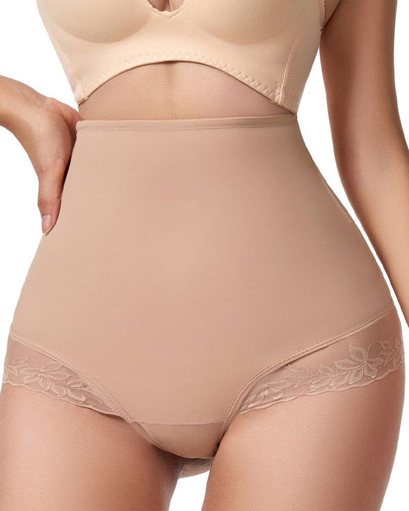 Spitzenbesatz Bauchweg Formende Shorts Sexy Tanga Body Shaper Unterwäsche