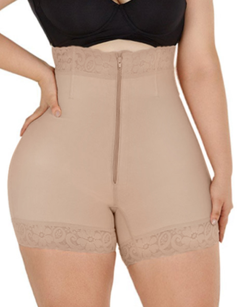 Hohe Taille Bauchkontrolle Body Shaper Hüften Gesäß schlankmachende Bauchkontrollshorts