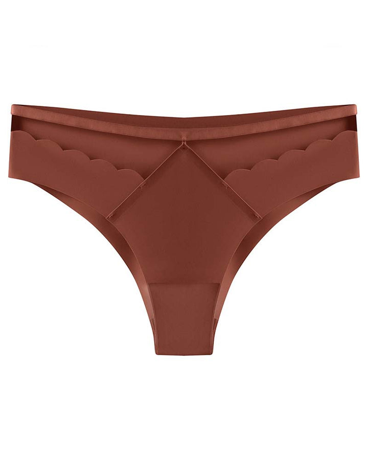 Damen lce Seide Nahtlos Solide Niedrige Taille Hohe Elastizität Sexy Dessous