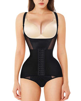 Bauchkontrolle Kompressions Reißverschluss Open-Bust Taillentrainer Shapewear