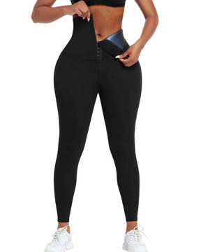 Hohe Kompressions Po Lifting Leggings mit breitem Bund